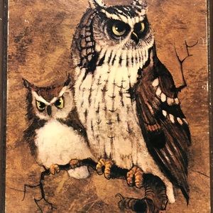 Vintage Owl Wall Art